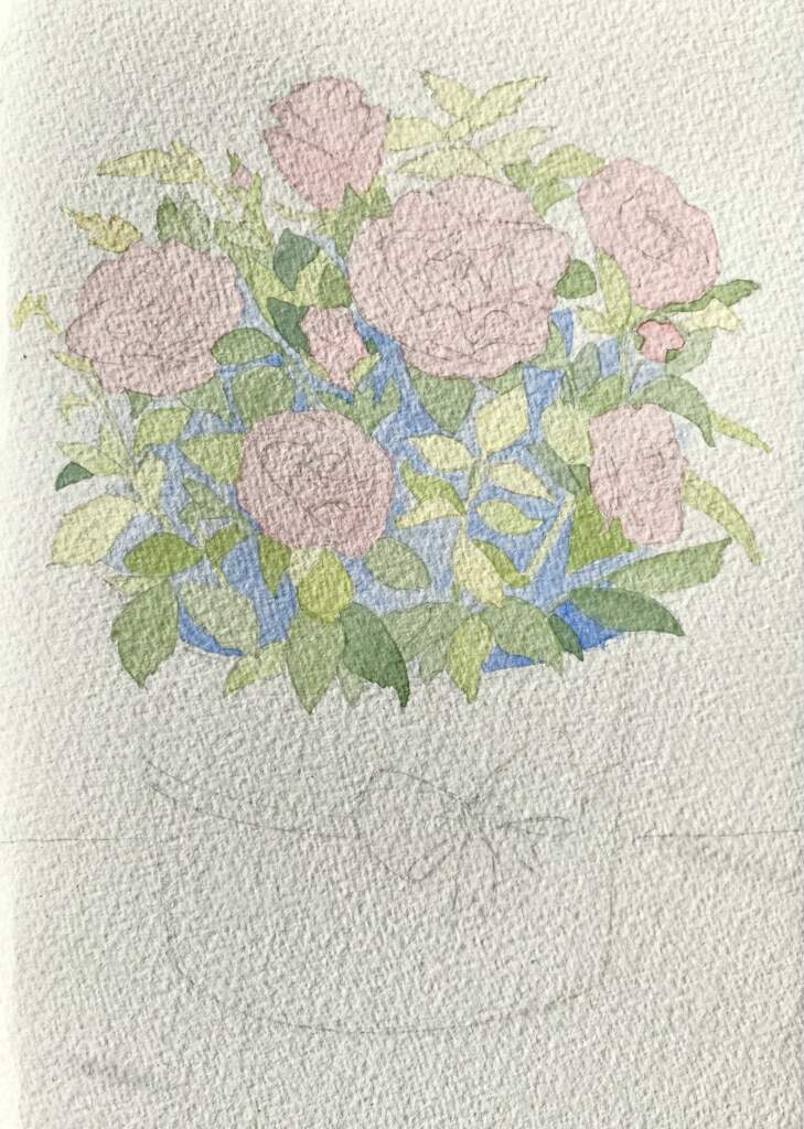 Rose-pot-watercolor